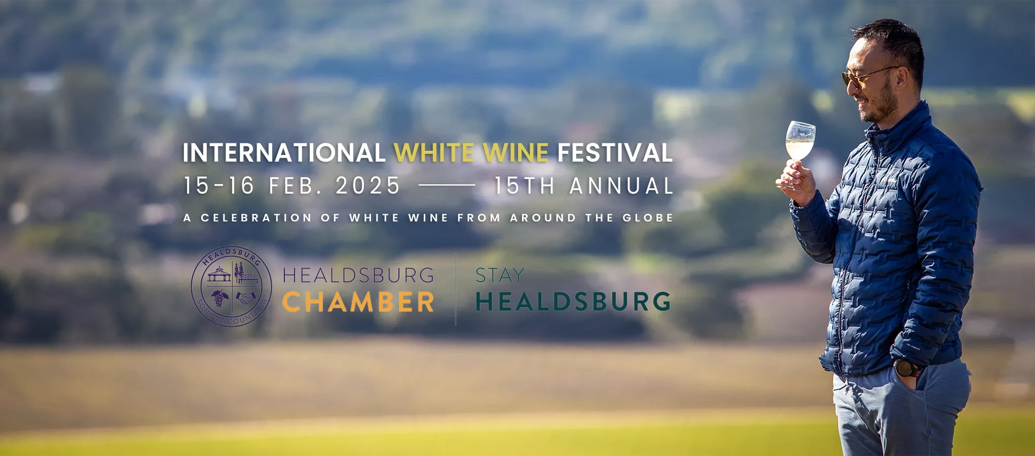 white wine festival banner image